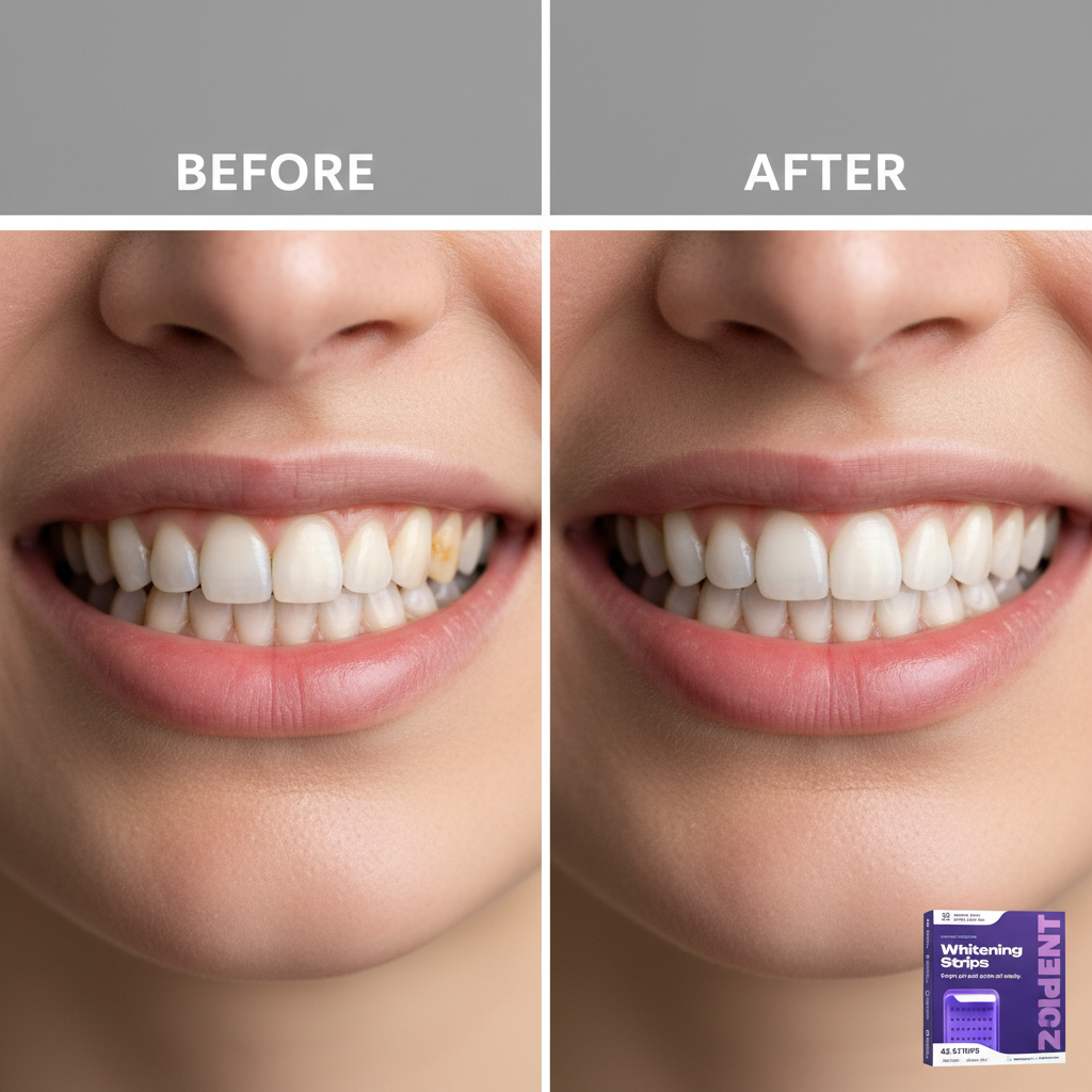 Purple Whitening Strips - 8x Brighter
